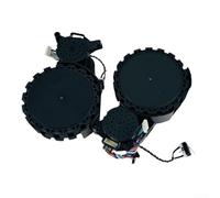 Rueda principal izquierda o derecha de repuesto para MOVA para aspiradora robot P50 Ultra/Z50 Ultra/E40 Ultra, movimiento suave y limpieza silenciosa en suelos de madera dura (rueda izquierda +