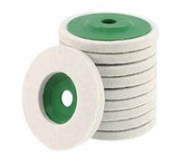 Rueda Pulidora De Lana | 10 Piezas Accesorios de Alta Densidad Antirayaduras para Amoladora Angular | Rueda De Pulir De Fieltro | Para Metal Mármol Piedra Muebles Coche Cerámica Detallado Automotriz