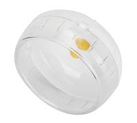 Rueda silenciosa de hámster para cobayas, rueda de ejercicio Kano, sin soporte, para hámsters enanos, hámsters sirios y mascotas pequeñas, rueda de correr blanca (12 cm)