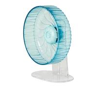 Rueda silenciosa para hámsters - Giroscopio de ejercicio silencioso regulable en altura, a prueba de columna vertebral, banda de rodadura sólida, juguete giratorio de doble rodamiento para hámsters