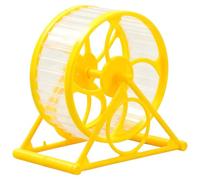 Rueda silenciosa para hámsters, Silent Running Spinner, Exercise Cage Disc with Stand, Breathable Motion Trainer with Smooth Rotation, Small Animal Accessories, Daily Activity for Dwarf Syrian Pets