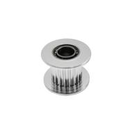 Rueda síncrona 2GT 20T con/sin apertura dental, 3/4/5/6/8mm de ancho de correa, 6/9/10/15mm con rodamientos for impresora 3D, 1 Uds.(4mm with teeth,1pc-6mm)