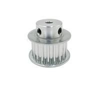 Rueda síncrona de aluminio, Polea de distribución 5M-18T Ranura aluminio Ancho 16/21 mm for ancho correa 15/20 Diámetro 6-14(Width 21 Mm,10 mm)