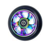 Rueda Team Dogz para patinete infantil, 1 unidad con núcleo de 100 mm de aleación y poliuretano negro, se ajusta a MGP, Blunt, Grint, Slamm, Rainbow Core