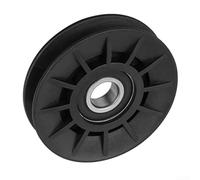 Rueda tensora 756-05024 para Cadet para xt1 para xt2 SLX54 - Polea plana tipo V de repuesto de 3.56 pulgadas pieza de cubierta de metal para cortacésped de tractor de jardín (2 piezas)