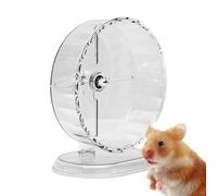 Rueda transparente para pequeños animales - Rueda giratoria suave para hámsters, juguete estable y transparente | peonza silenciosa para hámsters, cómoda actividad de roedores en interiores, activa