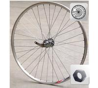Rueda trasera con contrapedal para bicicleta de carretera 700 ( Plata / 700mm (622-13mm) )