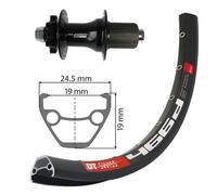 Rueda trasera con eje de 6 agujeros XLC DT Swiss 29"