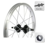 Rueda trasera de 12 pulgadas Rueda libre para bicicleta infantil ( Plata / 12" (0-21mm) | Rosca rueda libre )