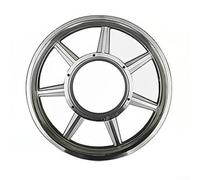 Rueda trasera de 14 pulgadas, aleación de aluminio plegable de 14 x 1.75 pulgadas, eje de accionamiento de motor de bicicleta eléctrica, rendimiento estable para reemplazo de bicicleta eléctrica (H)