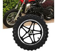 Rueda Trasera De 2,5 A 10 Pulgadas De Repuesto De Aleación De Acero Para Mini Pocket Bike Motocicleta Negro Para 47cc 49cc 2 Tiempos Mini SUV Reemplazo Para Mini Pocket Bike