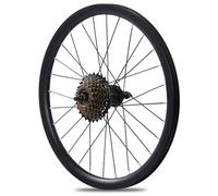 Rueda Trasera De Bicicleta 24/26 Pulgadas Bujes De Cierre Rápido 135 Mm Freno De Disco Llanta De Aleación De Aluminio para Bicicletas De Montaña 6 A 8 Velocidades(Rear Wheel 7s,24in)