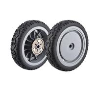 Rueda Trasera de Cortacésped de 8 pulgadas para Toro Super Recyclers 107-3709 20381 20384 20383 21381 Cortacésped, 2 piezas