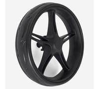 Rueda trasera para carrito de golf Inesis 900 de 3 ruedas 360°, negro Talla única