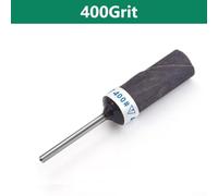 Ruedas abrasivas rotativas 2 bandas de tambor de lijado de 35 mm para pulir varios materiales como madera, piedra y metal (400#)