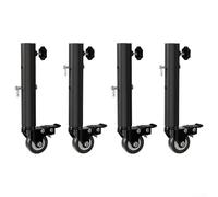 Ruedas ajustables para patas de muebles, rueda giratoria de 360° con freno y carga de hasta 500 kg para sofás, camas, sillas, mesas, armarios