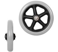 Ruedas Antideslizantes Para Personas Mayores Discapacitadas, 2 Piezas, Rueda Giratoria Para Silla De Ruedas, Gris/Negro, Silla De Ruedas Rueda Delantera, Antideslizante Uso Duradero