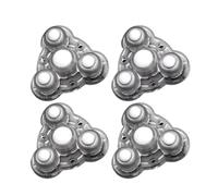 Ruedas autoadhesivas, 4 Pack Self Adhesive Caster Wheels 200kg Load(4 Transparent Nylon)