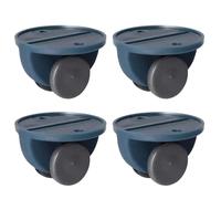 Ruedas autoadhesivas, 4 Pcs Adhesive Swivel Caster Wheels(Blue)
