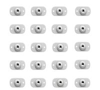 Ruedas autoadhesivas, Self Adhesive Caster Wheels 4/12/20Pcs Stainless Steel Swivel(24pcs)