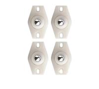 Ruedas autoadhesivas, Self-Adhesive Casters 4 Pack Black,1-4 Beads 20-200Kg(A white)