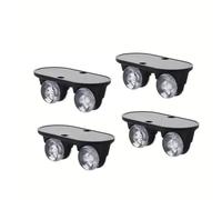 Ruedas autoadhesivas, Self Adhesive Casters 4 Pack Black White .5x2x1.5 cm(Black)