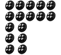 Ruedas autoadhesivas, Self-Adhesive Casters Heavy-Duty Double Ball Bearings(16pcs-black)
