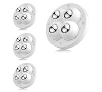 Ruedas autoadhesivas, Self-Adhesive Casters Heavy-Duty Double Ball Bearings(4pcs-white)