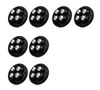 Ruedas autoadhesivas, Self-Adhesive Casters Heavy-Duty Double Ball Bearings(8pcs-black)
