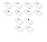 Ruedas autoadhesivas, Self Adhesive Swivel Casters Stainless Steel White 360 Degree(White-12pcs)