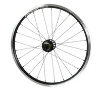 Ruedas BMX Bicicleta Plegable 20 Pulgadas 406 451 Llanta Freno V/C Freno 100/130mm Llantas Aleación Aluminio Cubos 20/24 Agujeros QR Rueda Delantera Trasera Para Casete 7-12s(Black Rear,451)