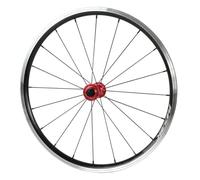 Ruedas BMX Bicicleta Plegable 20 Pulgadas 406 451 Llanta Freno V/C Freno 74/130mm Llantas Aleación Aluminio Cubos 20/24 Agujeros QR Rueda Delantera Trasera Para Casete 7-12s(Red Front,451)