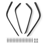 Ruedas Coche para Jeep para Wrangler JK 2007-2017 Protector contra Salpicaduras Guardabarros Delantero Y Trasero Juego De Extensiones Pasos Rueda