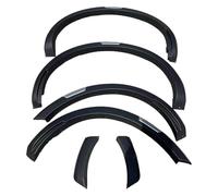 Ruedas Coche para Nissan para NAVARA NP300 Guardabarros Embellecedor De Arco Rueda Color Placa Plateada 1 Juego Accesorios Coche Parte Bengalas Estilo con Rojo(Silver Plate 1 Set)