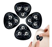 Ruedas con Adhesivo - 360 Grados Rodillos Inoxidables - 4 Piezas Para Electrodomésticos Pequeños Con Diseño De 3 Bolas - para Cajas de Almacenaje Cocina y