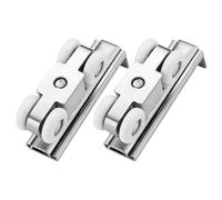 Ruedas Correderas para Puertas - Rodamientos Colgables para Riel,Accesorios Silenciosos Y Resistentes Para Armario Cocina Dormitorio