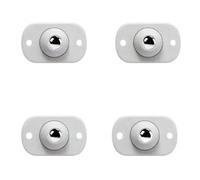 Ruedas de 4/20 piezas for muebles, ruedas autoadhesivas de acero inoxidable for el hogar, rodamiento de carga de 360 grados, rueda giratoria Universal(20pcs)