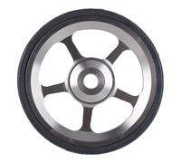 Ruedas de 61 mm para bicicleta plegable Brompton, ideales para aplicaciones de neumáticos de repuesto (plata)