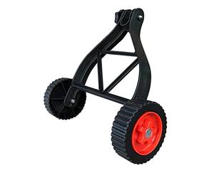 Ruedas de Apoyo para Desbrozadoras, Adecuadas para Desbrozadoras de árboles de 25-28 Mm, Cortadora de Césped Auxiliar para Desbrozadora, negro