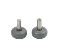Ruedas de aspiradora piezas de repuesto para Tineco Floor 3 S3 Breeze para IFLOOR 3 plástico metal reemplazo 2pcs fácil instalación negro plata 13.5x12x6mm estable suave Moveme