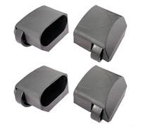 Ruedas de bicicleta estática de 80 x 40 mm para ciclos estacionarios de interior con tubo regulador para ayudar a ajustar el equilibrio y apoyar el movimiento (un juego)