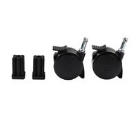 Ruedas de bloqueo para Weber para Spirit 2009 a 2012 y para Genesis E310 E320 S330 E210 2007 a 2016 parrillas de gas con ruedas giratorias e insertos para una fácil movilidad y estabilidad segura en