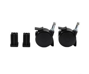 Ruedas de bloqueo para Weber para Spirit 2009 a 2012 y para Genesis E310 E320 S330 E210 2007 a 2016 parrillas de gas con ruedas giratorias e insertos para una fácil movilidad y estabilidad segura en