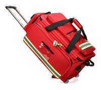 Ruedas De Bolsa Médica Rodante Con, Mochila Médica De Emergencia Portátil, Bolsa De Botiquín De Primeros Auxilios De Gran Capacidad, Con Compartimentos, Para Enfermeras De Salud En El Hogar, Médicos