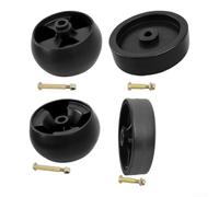 Ruedas de calibre de cubierta 734-0973 734-04155 Kit para Cadet XT1-LT46 para toro para artesanos rodillos anti-cuero cabelludo de 5 pulgadas