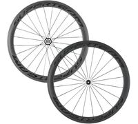 Ruedas de Calle 700C de Alto Rendimiento - Profundidad de llanta 50 mm, Acabado Mate, Ancho 23 mm, diseño de calcomanía Transparente, Sistemas sin cámara compatibles con Llantas con (Negro)