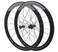 Ruedas De Carbono para Bicicleta De Carretera 700C 30/40/50 Mm Llanta De Doble Capa Aleación De Aluminio Liberación Rápida C/V/Rim 7-12 Velocidades(Silver,40mm)