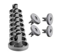 Ruedas de cesta inferior for lavavajillas, 12 Uds., compatibles con AEG, Compatible con Electrolux,
