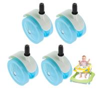 Ruedas De Cochecito Silenciosas, seguras y giratorias | Ruedas Giratorias Para Silla De Paseo Para Carrito Bebé Triciclo Andador Carrito Infantil Interior Y Exterior Silencioso