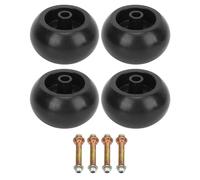 Ruedas de Cubierta XTEVU, Kit de Ruedas Anti-bocanado de cortacésped 4pcs compatibles con Exmark Explorer 103-3168, reemplazo de Rodillos de Cubierta de cortacésped
